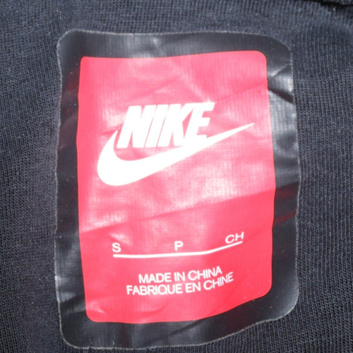 Nike Men's Black Full Zip Hoodie Size S Fleece Hooded Sweatshirt