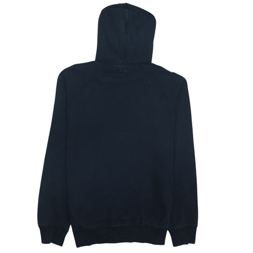 Carhartt Mens Black Pullover Hoodie M Logo Fleece Sweatshirt