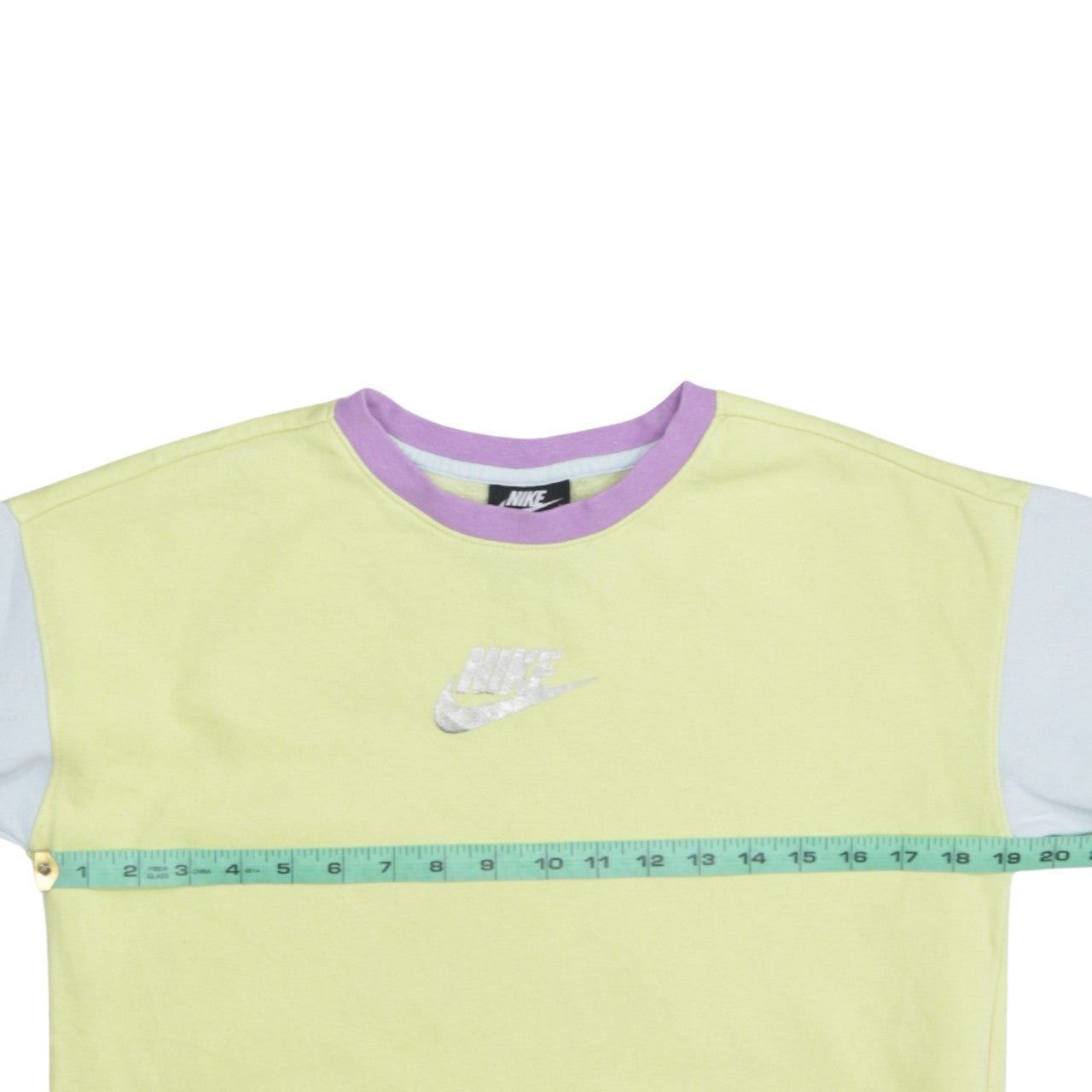 Nike Girls Multicoloured Logo Sweatshirt Size 146cm Pullover Crew Neck