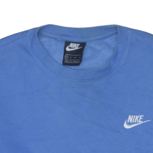 Nike Men's Blue Crew Neck Pullover Sweatshirt XS Sportswear