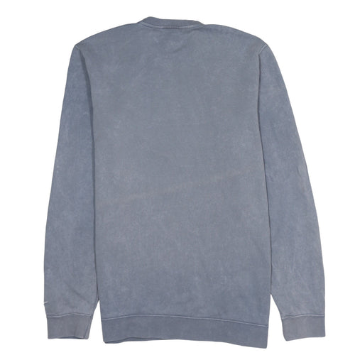 Nike Men's Grey Logo Crew Neck Pullover Sweatshirt Size L