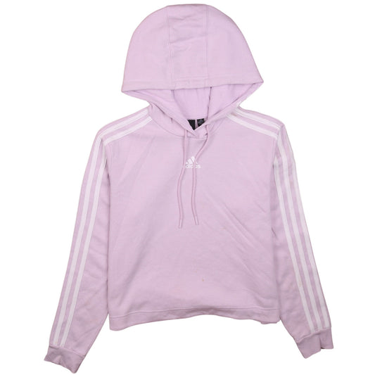 Adidas Women’s Pink Pullover Hoodie Size M 12-14 Hooded Sweatshirt