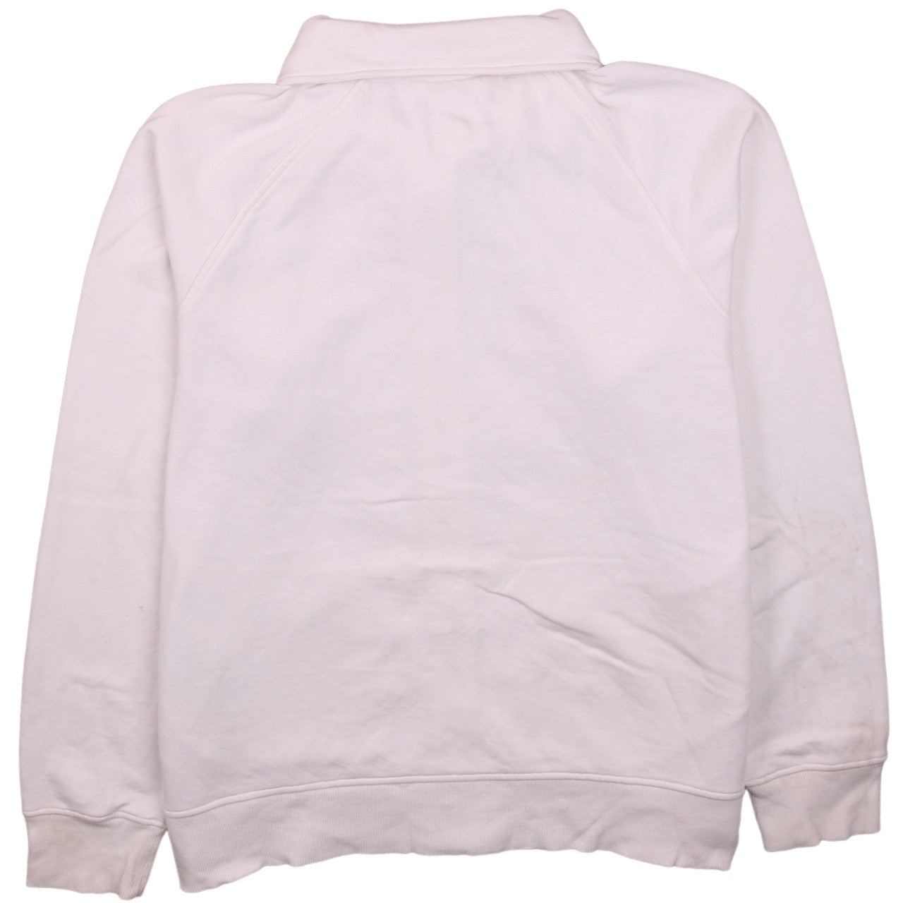 Adidas Womens White Full Zip Sweatshirt Size 18 Lined Hoodie