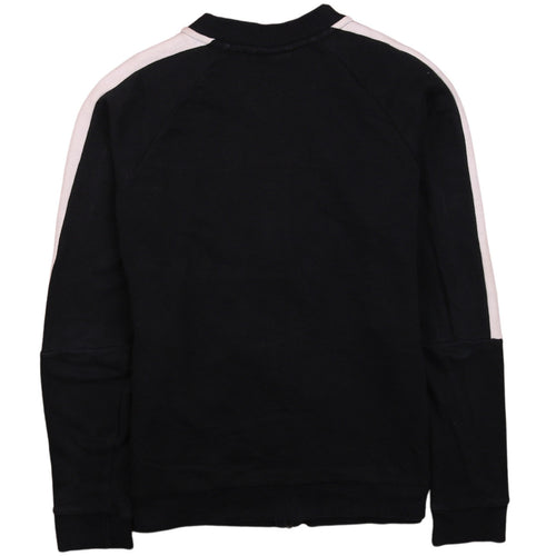 Puma Womens Black Full Zip Sweatshirt Size 14 Logo Sportswear