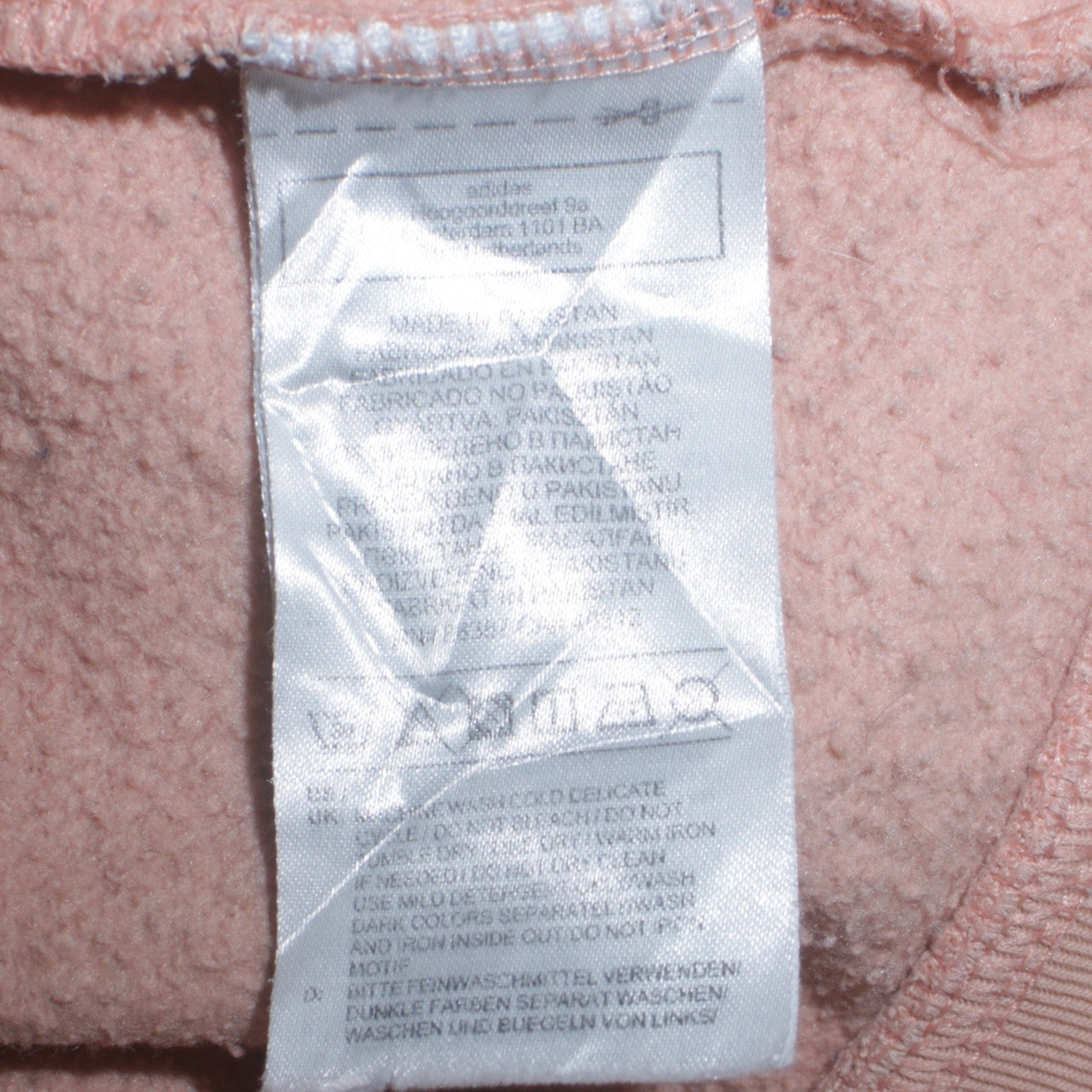 Adidas Womens Pink Pullover Hoodie Size 16 Regular Hooded Sweatshirt