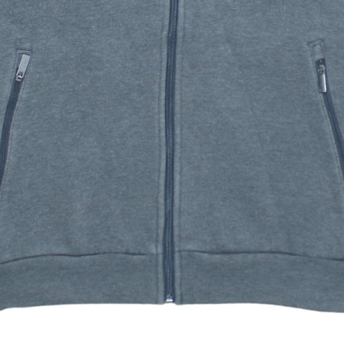 FILA Women’s Grey Full Zip Hoodie Size L Cotton Blend