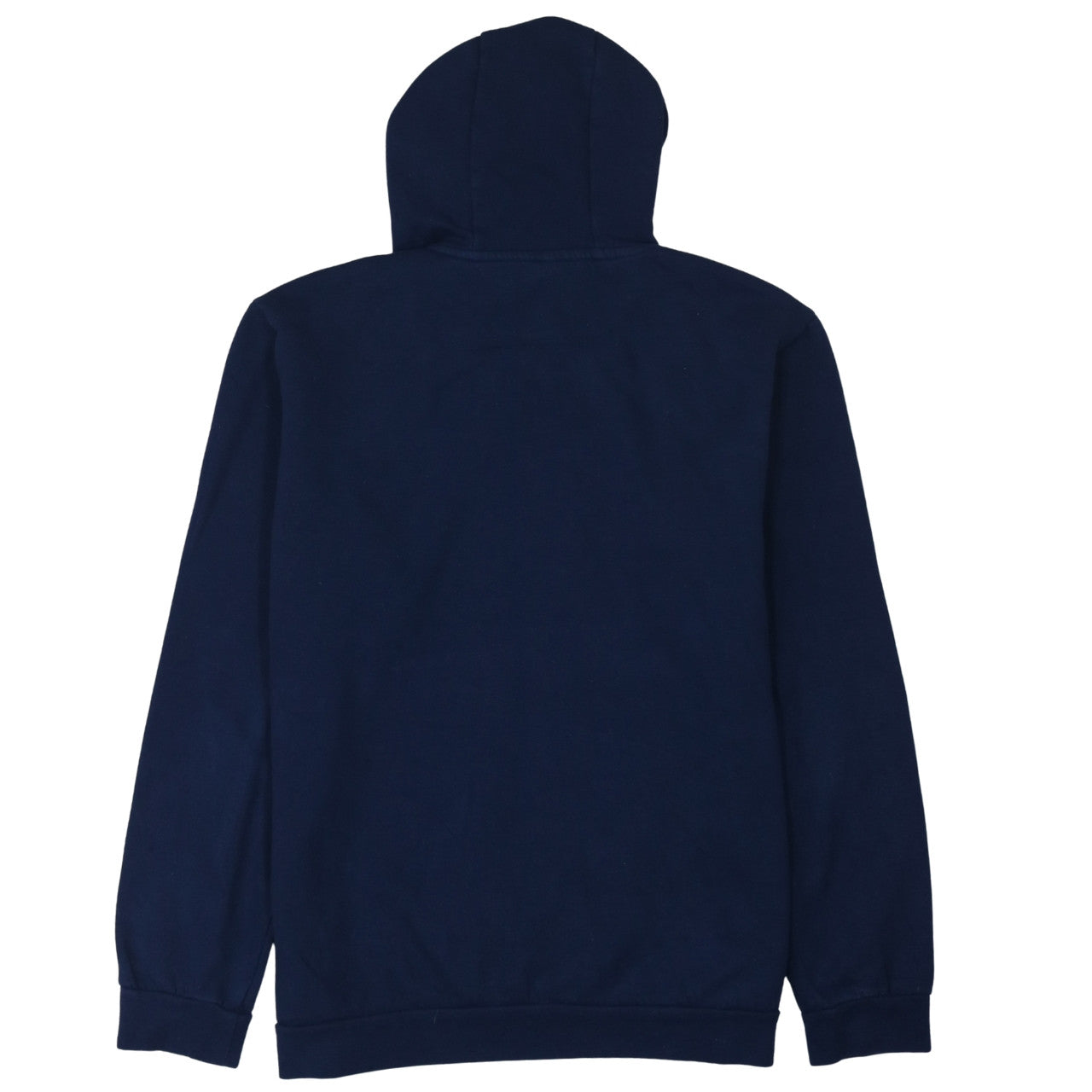 Adidas Men's Blue Pullover Hoodie L Logo Fleece Sweatshirt