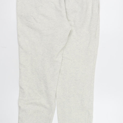 Nike Womens Grey Jogger Sweatpants Small Cotton Blend Drawstring