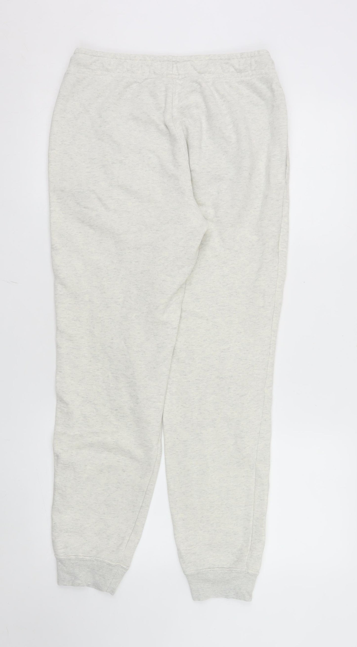 Nike Womens Grey Jogger Sweatpants Small Cotton Blend Drawstring