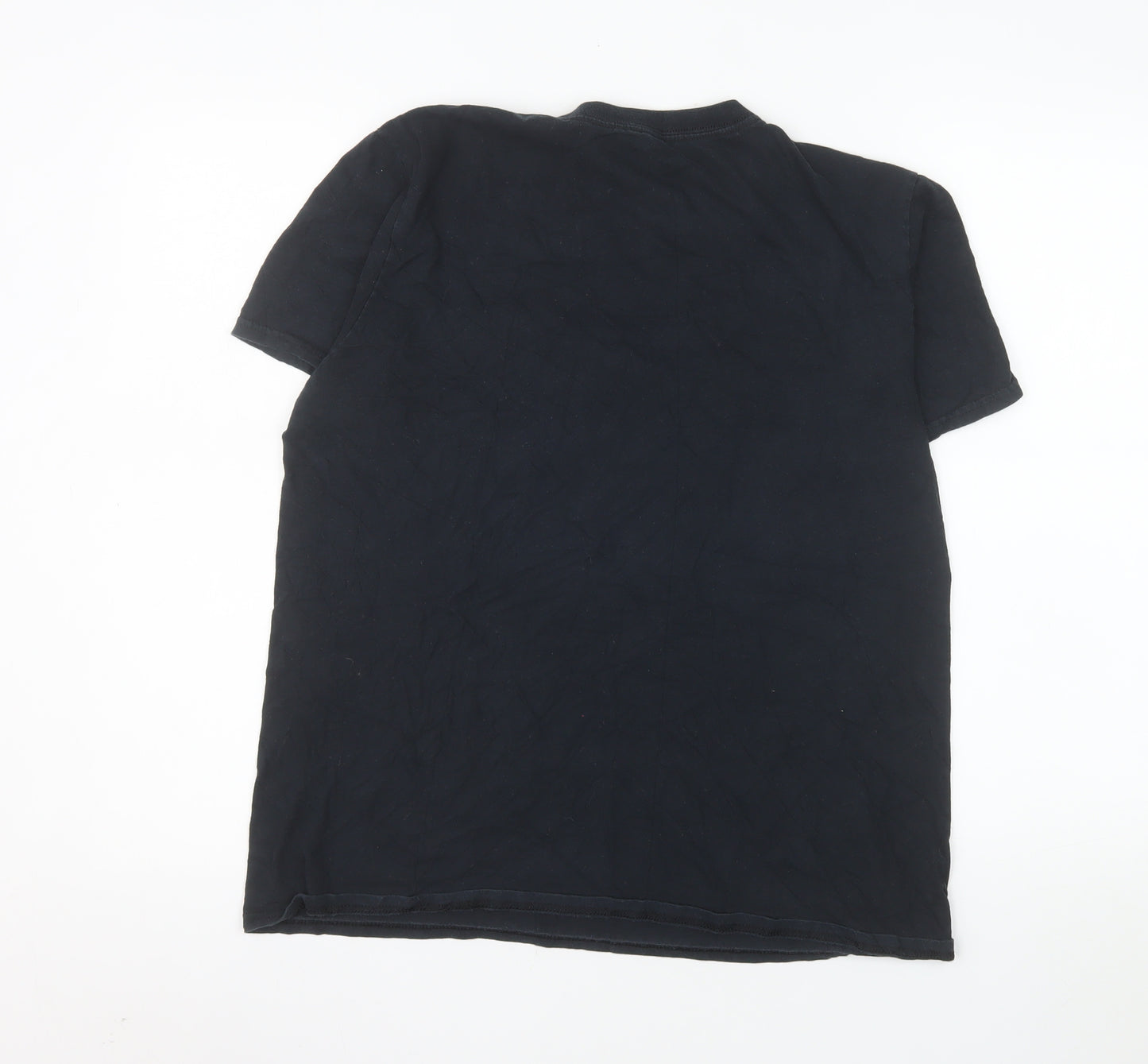 Anvil Men's Black Alcatraz Swim Team 1934 Graphic T-Shirt Size M