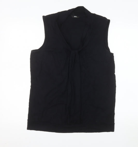 Marks and Spencer Women's Black Sleeveless Viscose Camisole Blouse UK 18