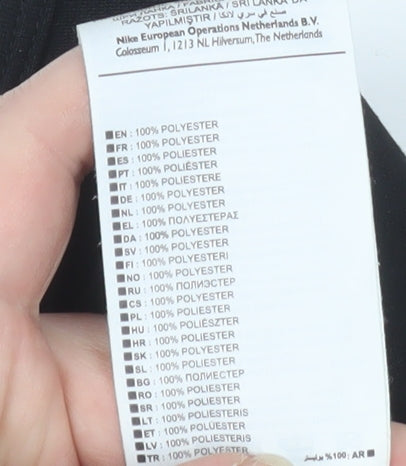 Nike Women's Black Dri-FIT Racerback Tank Top Size S