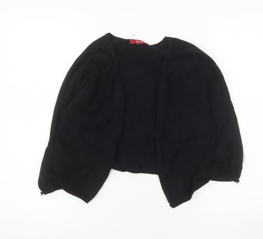 Monsoon Women Black Shrug Round Neck Knit Jumper Size 16