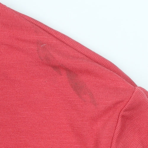 Thermo Layer Women's Red Long Sleeve Basic Stretch Top Size S