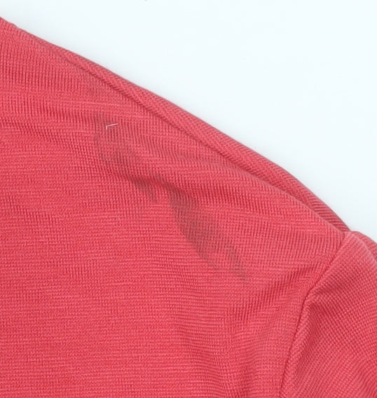Thermo Layer Women's Red Long Sleeve Basic Stretch Top Size S