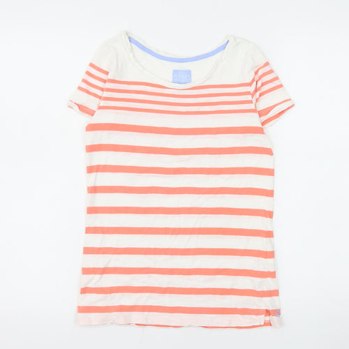 Joules Women’s Multicoloured Striped Cotton T-Shirt Size 6