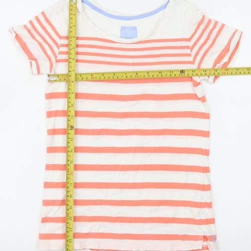 Joules Women’s Multicoloured Striped Cotton T-Shirt Size 6