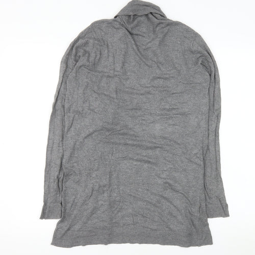 Mango Women Grey Long Sleeve Knit Cardigan Size 12