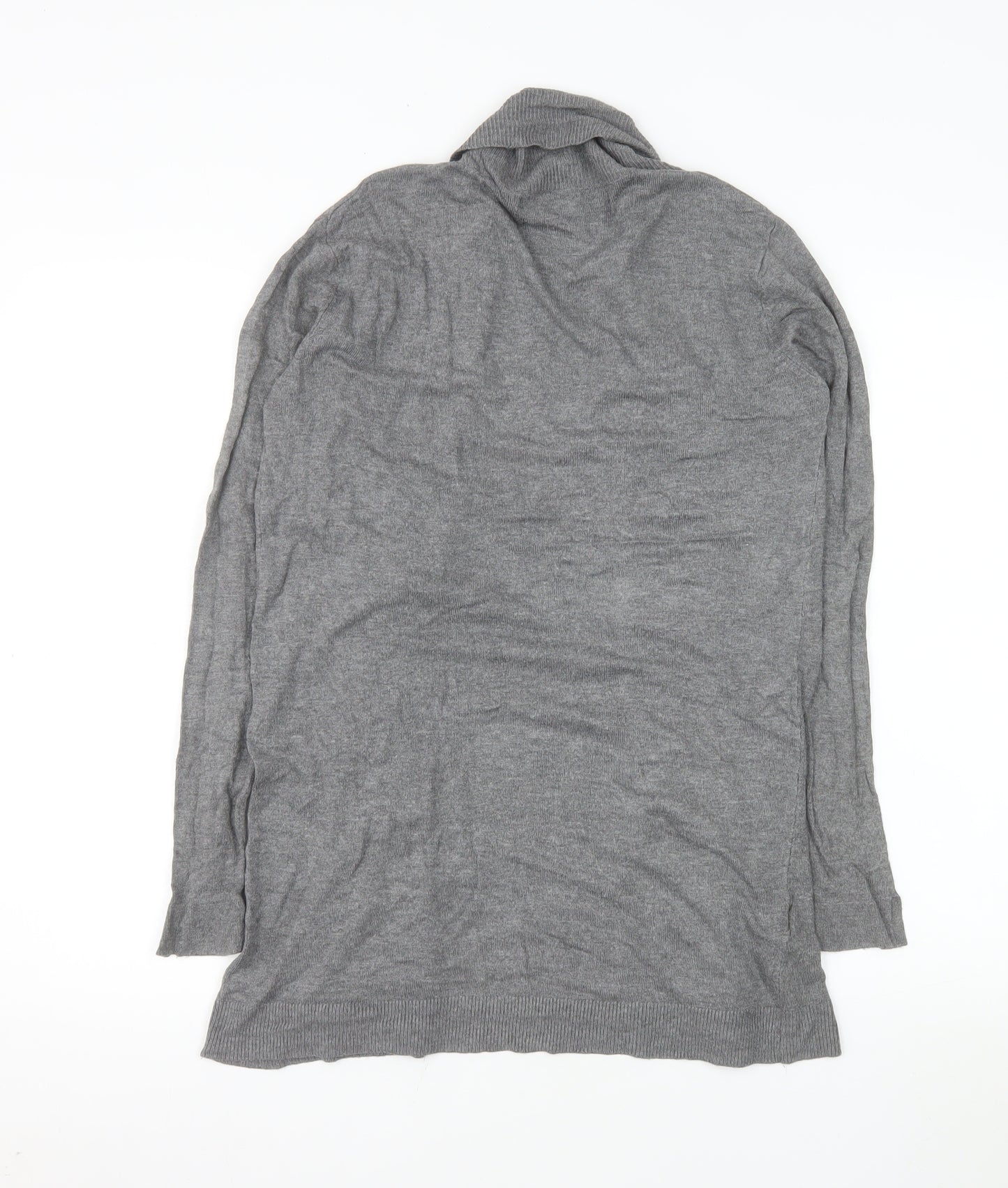 Mango Women Grey Long Sleeve Knit Cardigan Size 12