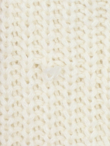 Brave Soul Women's Ivory Cable Knit Crew Neck Jumper Size 10