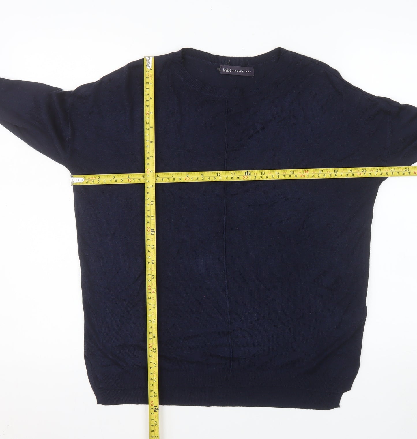 Marks and Spencer Women’s Blue Knit Pullover Jumper Size M