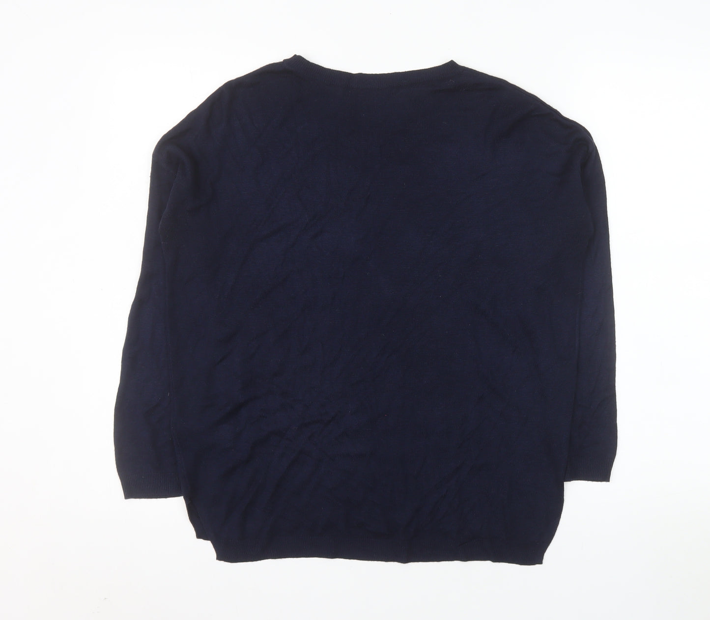 Marks and Spencer Women’s Blue Knit Pullover Jumper Size M
