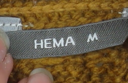 HEMA Women Brown Knit Jumper Dress M High Neck Long Sleeve