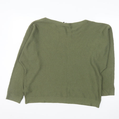 Editor's Cut Women's Green Size 18 Boat Neck Pullover Jumper