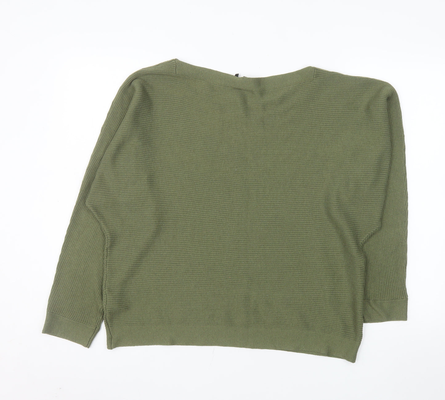 Editor's Cut Women's Green Size 18 Boat Neck Pullover Jumper
