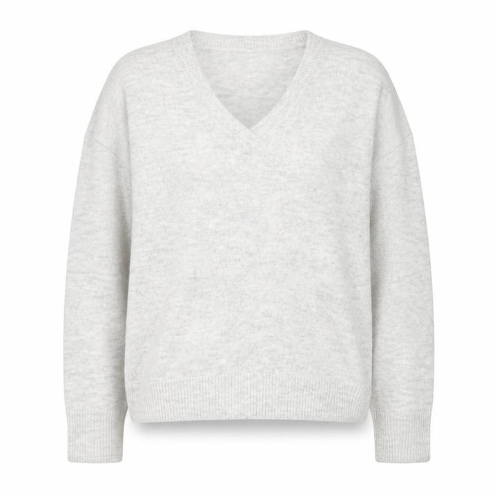 Gap Women’s Grey V-Neck Knit Pullover Jumper Size S