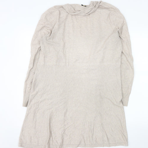 Phase Eight Women Beige Long Sleeve Open Cardigan UK 16 Viscose Blend
