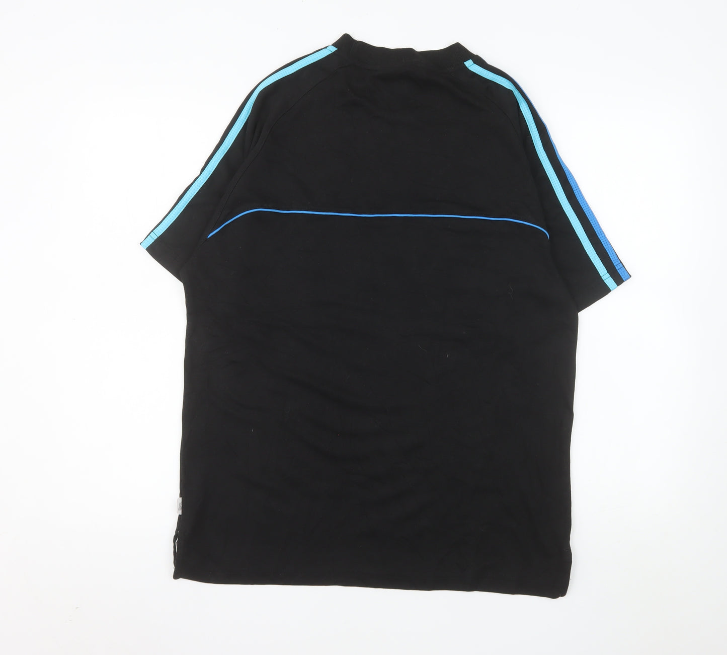 Lonsdale Men's Black Medium Graphic Logo Crew Neck T-Shirt