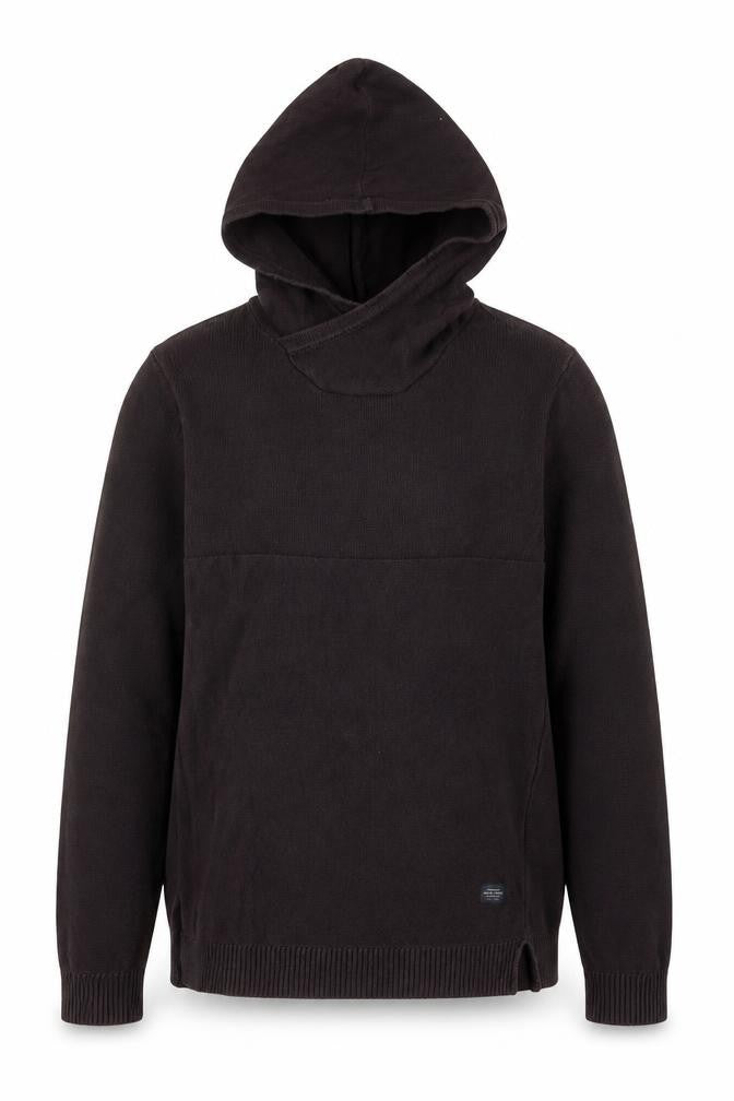 Jack & Jones Men's Black Small Pullover Knit Hoodie