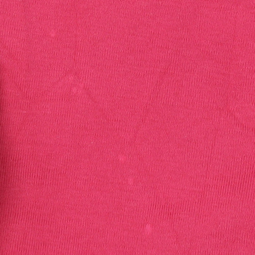 Racing Green Womens Pink Cotton Long Sleeve Keyhole T-Shirt Size 10