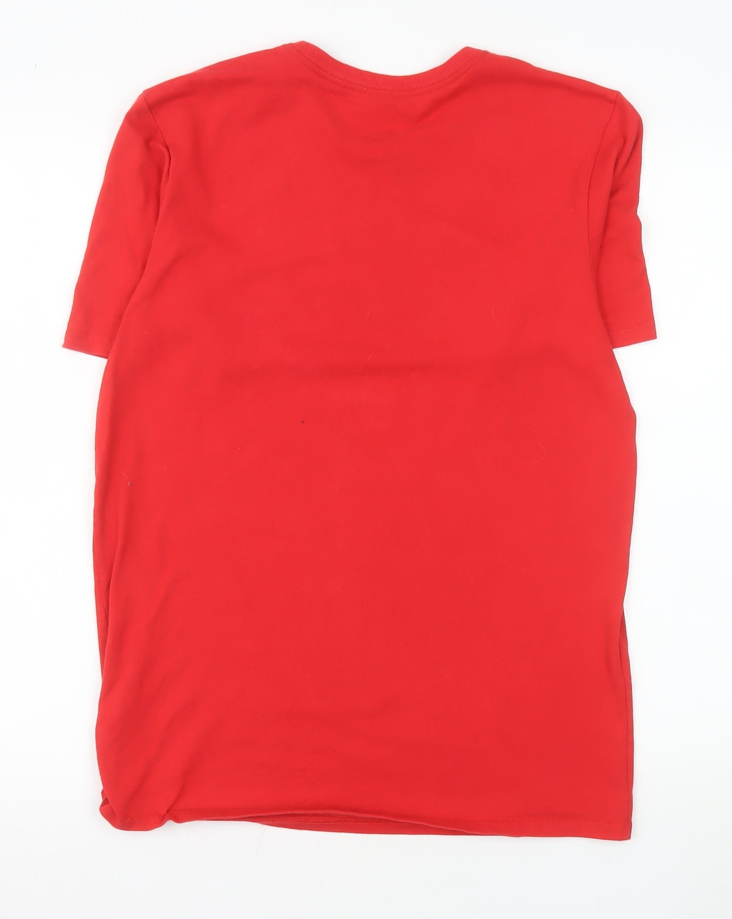 Nike Men's Red Athletic Dri-FIT Short Sleeve Crew Neck T-Shirt Size M