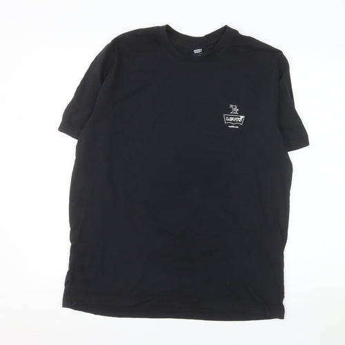 Levi's Men's Black Relaxed Fit California Graphic T-Shirt Size M
