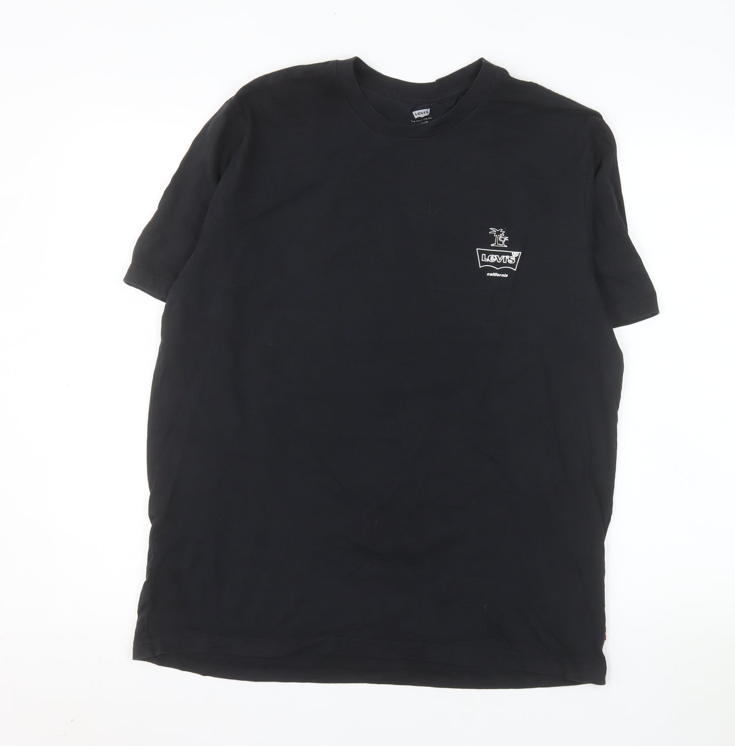 Levi's Men's Black Relaxed Fit California Graphic T-Shirt Size M