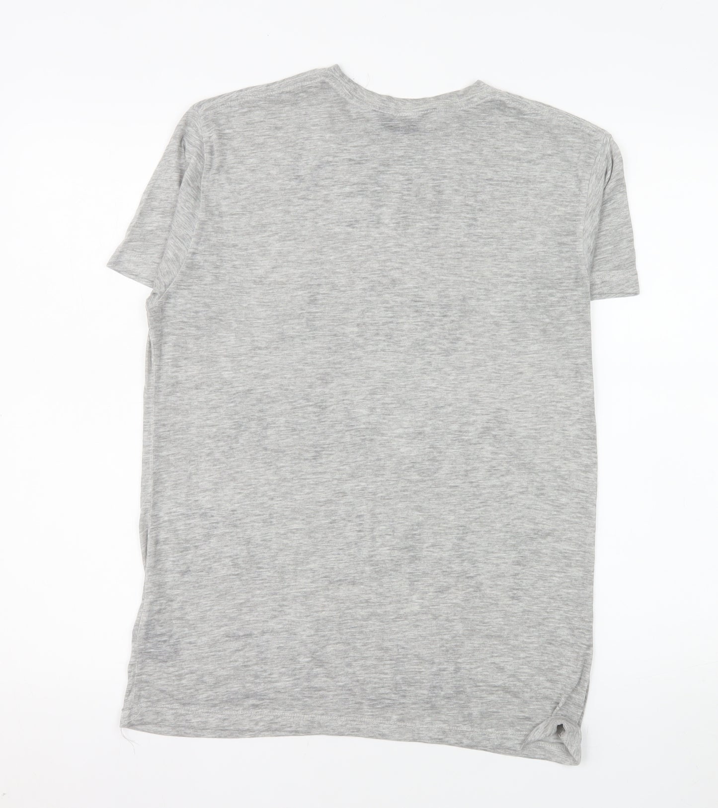 MG Black Label Men's Grey Graphic Print T-Shirt Size M