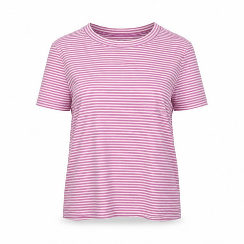 Old Navy Teens Pink Striped Fitted Short Sleeve T-Shirt XL