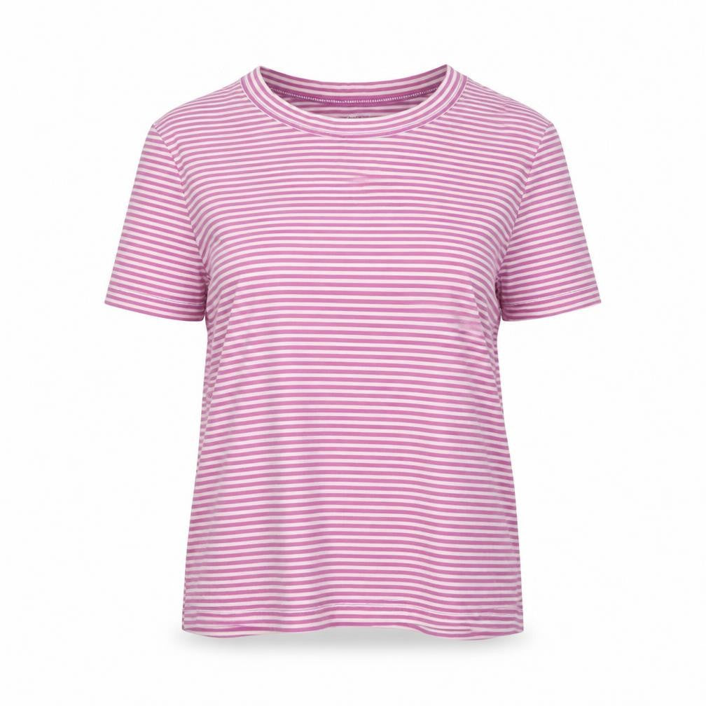 Old Navy Teens Pink Striped Fitted Short Sleeve T-Shirt XL
