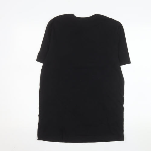 BOSS Men's Black Cotton Crew Neck Short Sleeve T-Shirt Size L