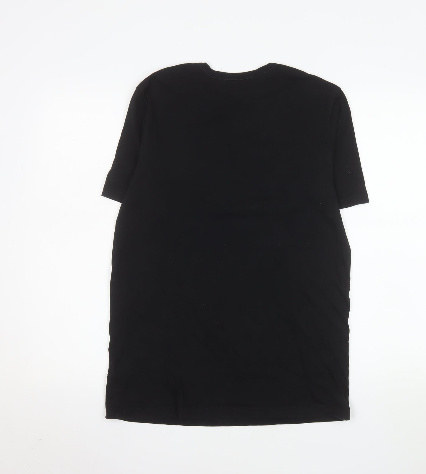 BOSS Men's Black Cotton Crew Neck Short Sleeve T-Shirt Size L