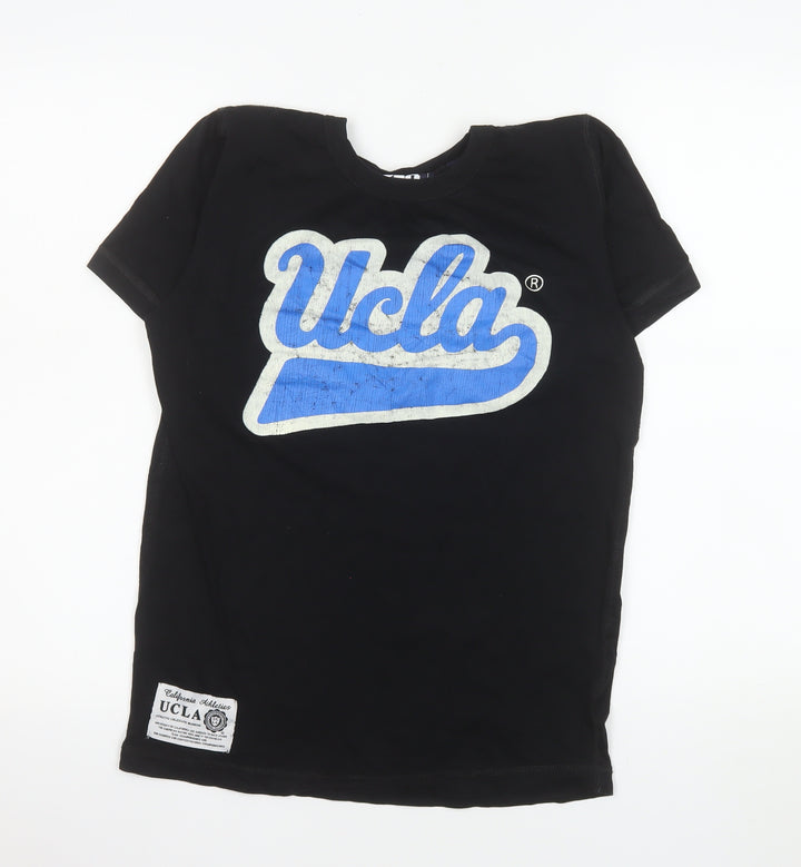 UCLA Men's Black Cotton Short Sleeve Graphic T-Shirt Size S