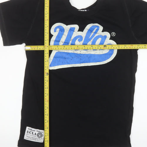 UCLA Men's Black Cotton Short Sleeve Graphic T-Shirt Size S