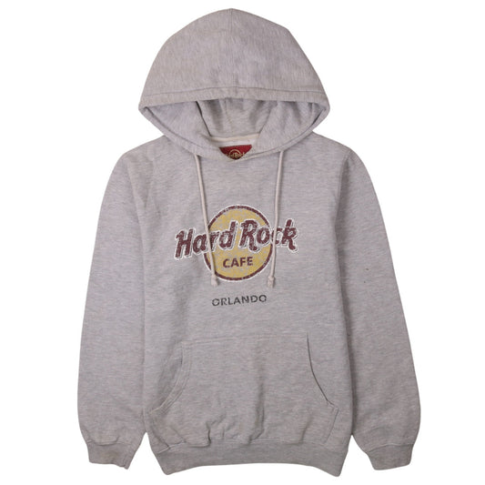Hard Rock Cafe Orlando Women's Grey Pullover Hoodie Medium