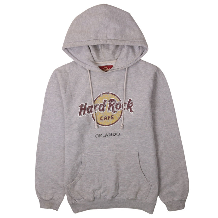 Hard Rock Cafe Orlando Women's Grey Pullover Hoodie Medium