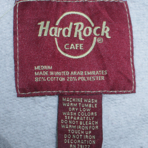 Hard Rock Cafe Orlando Women's Grey Pullover Hoodie Medium