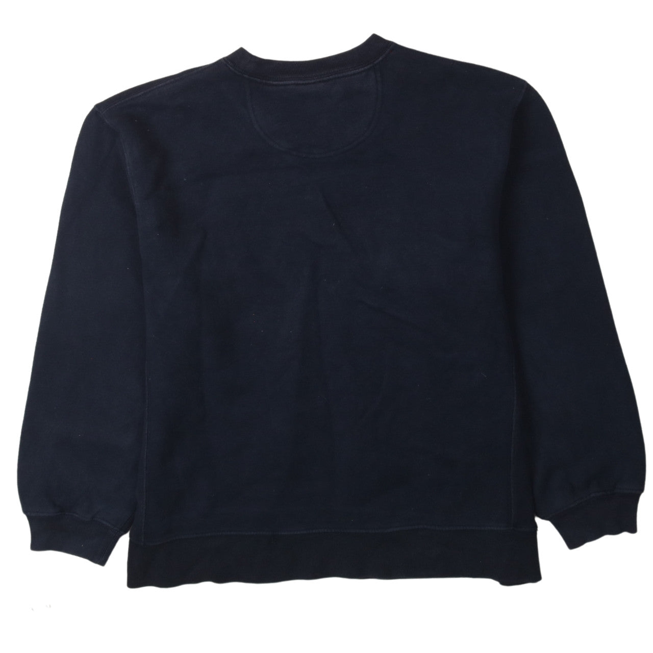 Reebok Womens Navy Blue Sweatshirt Cotton Blend Long Sleeve Pullover M