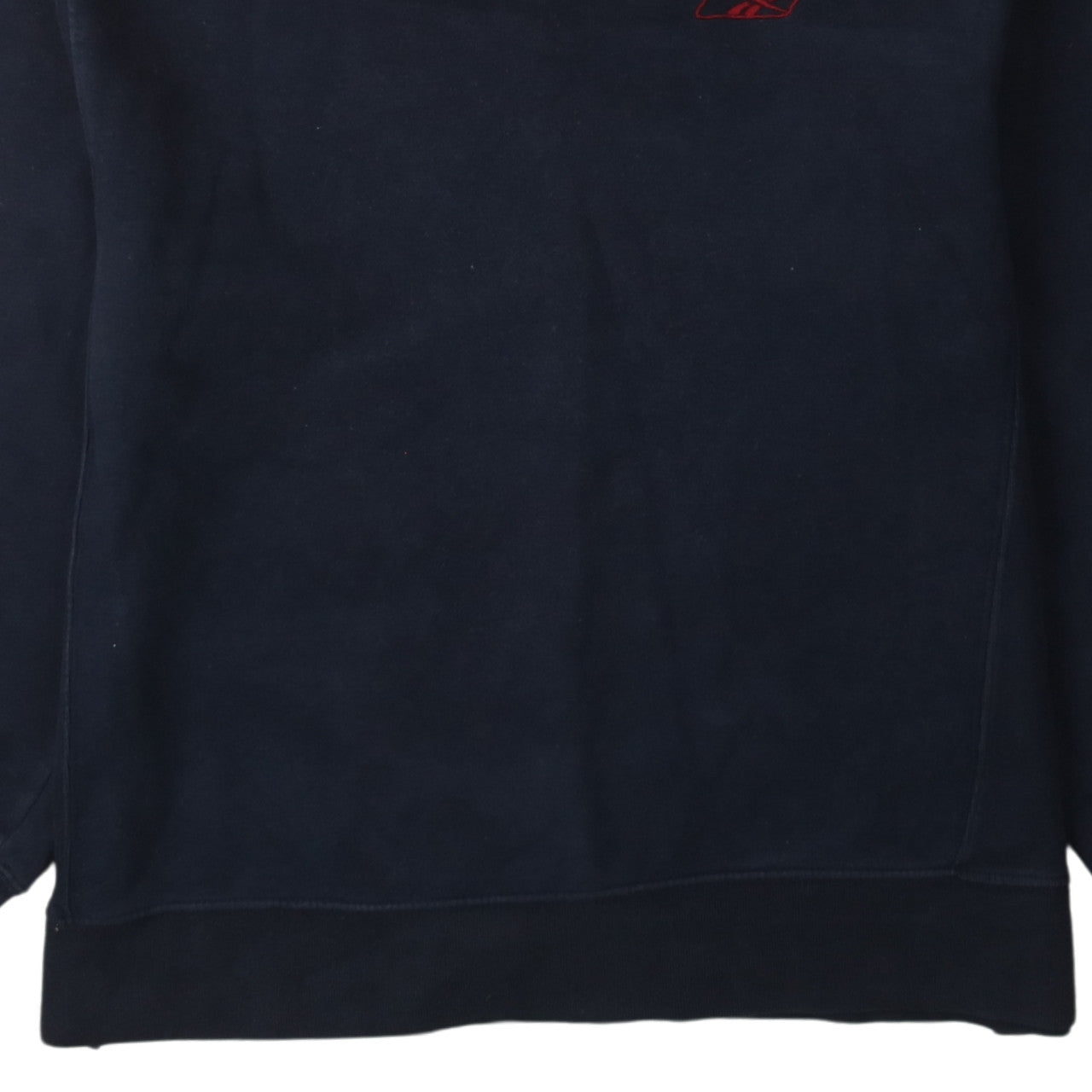 Reebok Womens Navy Blue Sweatshirt Cotton Blend Long Sleeve Pullover M