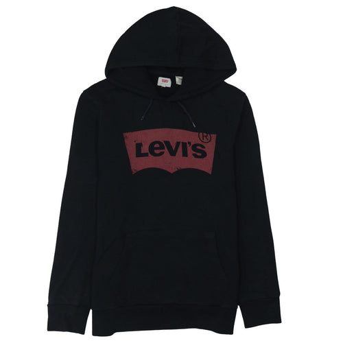 Levi's Men's Black Logo Pullover Hoodie L Regular Fit
